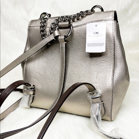 Coach - Metallic Backpack - Picture 3 of 4